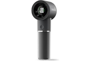 Cheerair Handheld Portable Fan, 6-Speed Powerful Mini Personal Fan, Rechargeable 5000mAh Battery with Up to 15 Hours Runtime,