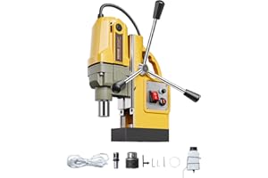 VEVOR Magnetic Drill, 1400W Motor 1.6 in Boring Diameter, 2810 lbf Portable Electric Mag Drill Press, 800 RPM No-Load Speed, 