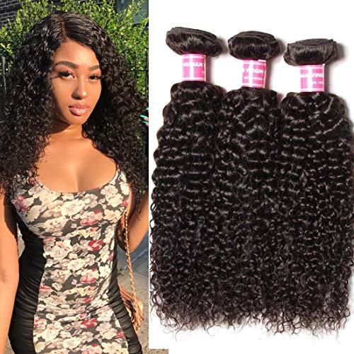 Longqi Beauty Peruvian Curly Weave Hair 3 Bundles Peruvian Hair