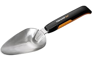 Fiskars 315530-1001 Xact Garden Hand Trowel, Black/Silver