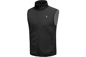 Little Donkey Andy Men's Water-resistant Outerwear Vests, Stretch Windproof Vest for Cycling, Running, Golf