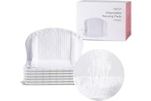 NCVI Disposable Ultra-Thin Nursing Pads 110 Count, Highly Absorbent Breast Pads for Leaking Milk, Breathable Nipple Pads for Breastfeeding, Soft and Stay Dry, Essentials for Nursing Moms