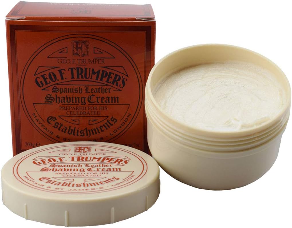 Geo F Trumper Spanish Leather Shaving Cream Bowl, 200 g (Pack of 1)