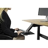 KT2 Ergonomic Under-Desk Adjustable Height & Angle Sit to Stand Up Keyboard Tray with negative tilt Best standing desk computer keyboard holder drawer