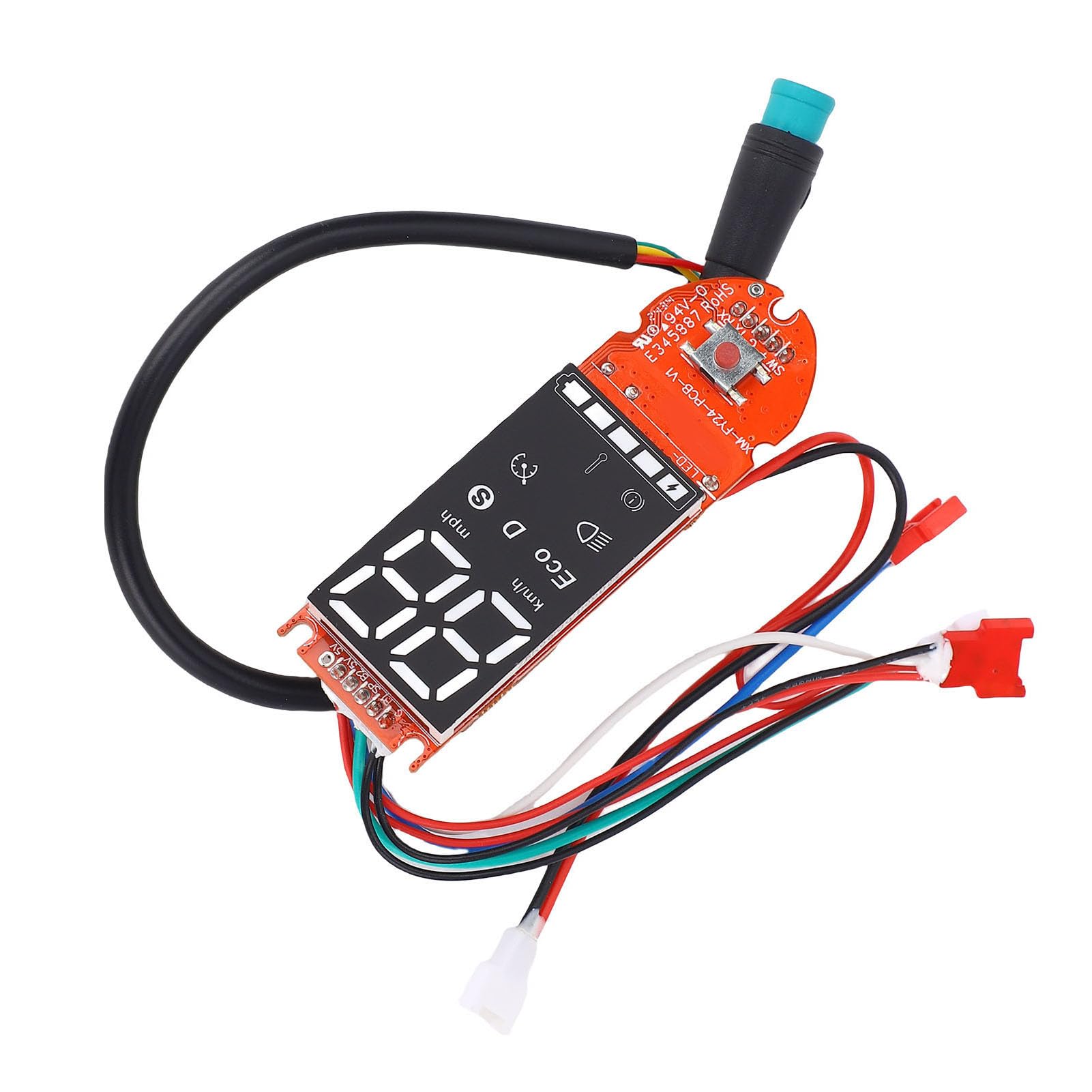 VGEBY Electric Scooter Dashboard, Electric Scooter Dashboard PCB Scooter Replacement Bluetooth Circuit Board with Clear Data Disp