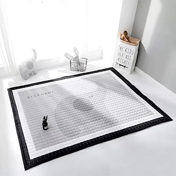 baby elephant nursery rug