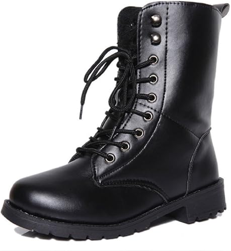 Amazon Formanism シンプル クール ワイルド レースアップ 編み上げ ワーク ブーツ レディース 36 ブーツ ブーティ
