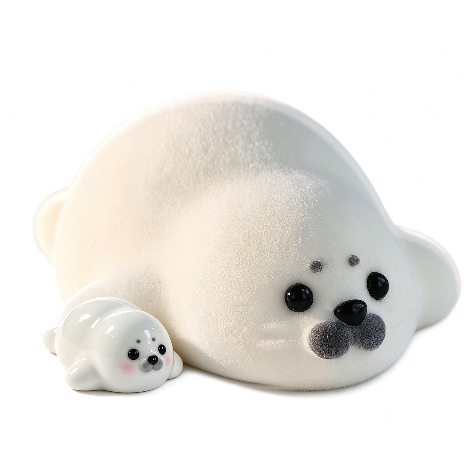 Handmade Taba Squishy Seal Toy, Cute Squishy Stress Relief Fidget Toy | Cute Squeeze Soft Non-toxic Silicone Butter Cheese Du