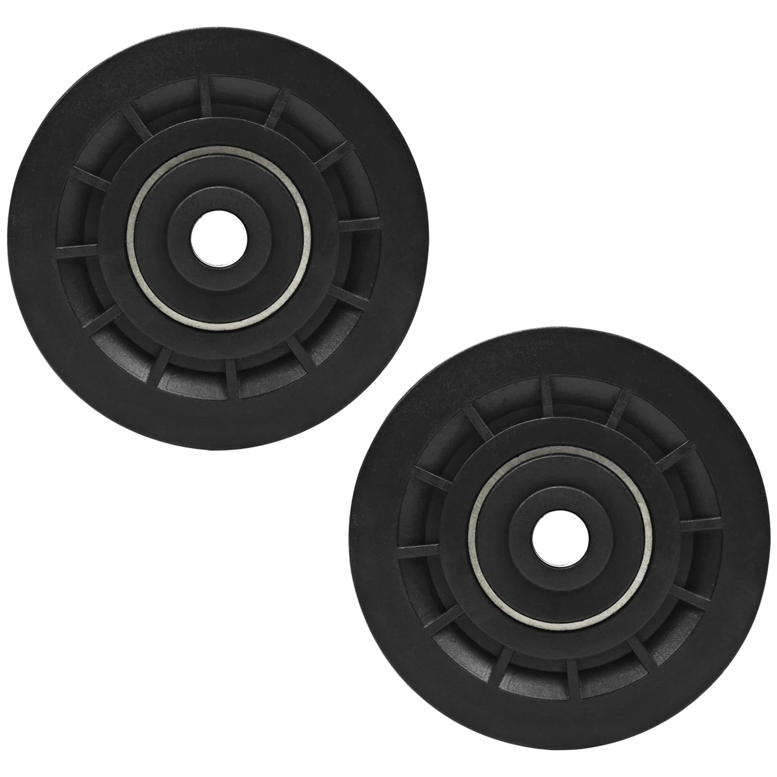 Topfinder 78mm Gym Pulley Wheel, Multi Gym Pulley Wheels Heavy Duty Cable Machine Wheel for Home Gym, 2Pcs