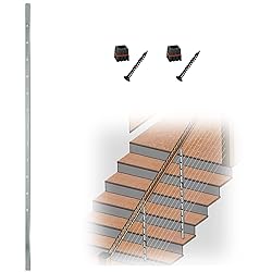 Myard Square Pre-Drilled Intermediate Picket Post