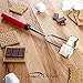 [FREE BONUS] Set of 5 Marshmallow Roasting Sticks 34 Inch Telescoping BBQ Skewers Premium Stainless Steel Smores & Hot Dog Skewers + Free Bamboo Skewers and Bag