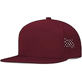 Varpepe Performance Snapback Hats for Men Women,Flat Bill Cap,Golf,Running,Workout