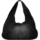 Extolove Denim Purse Trendy Jean Purses for Women Denim Hobo Tote Bags Y2K Shoulder Bag Handbags