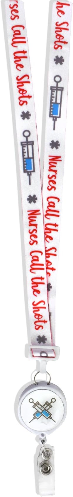 Reversible Retractable Lanyard (Nurses Call The Shots)