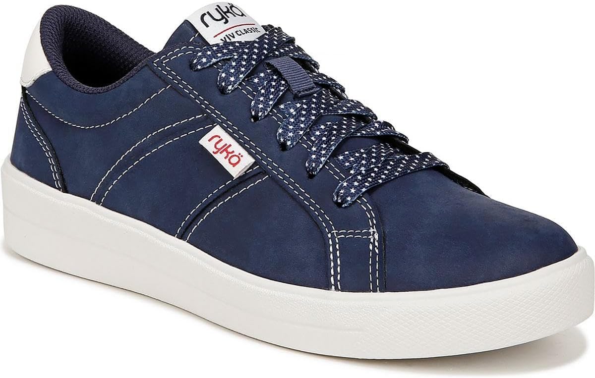 Ryka Womens Viv Classic Sneaker Navy Stars 6 W