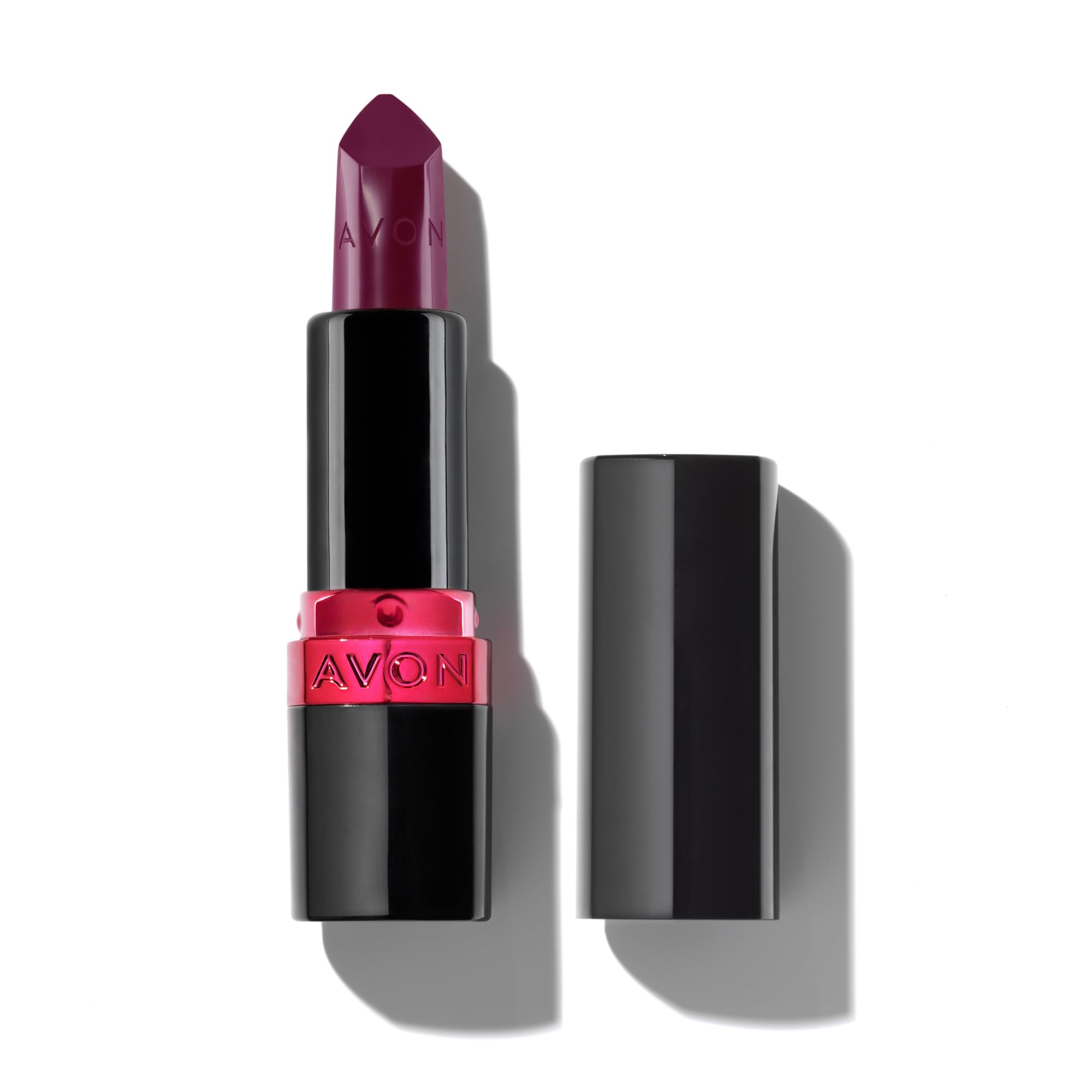Avon Ultra Creamy Satin-finish Lipstick Wine With Everything with Vitamin E, Avocado Oil and Jojoba Oil for a Creamy and Comfy Feel, Rich Colour and Full Coverage, Cruelty Free