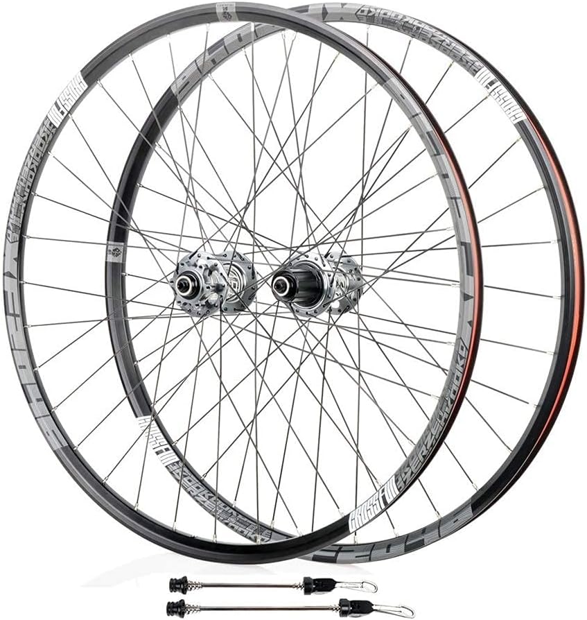 26 Inch 27.5 ”MTB Bicycle Wheelset, Aluminum Alloy Quick Release Hybrid