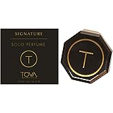 Tova Signature Solid Perfume Compact – Fresh Floral Pocket Perfume Dab-On for Women – Bergamot Jasmine Musk – USA-Made & Cruelty-Free – 2.4 g