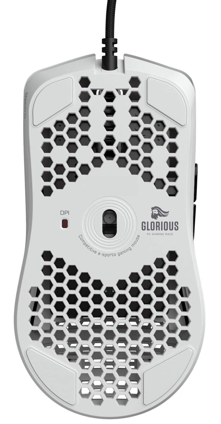 Modolo Mouse Mua Glorious Modelo Gaming Mouse, White, Wired Mouse, Lightweight, For ...