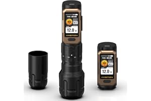 Ambition Soldier Pro 520 Tattoo Gun, Wireless Rotary Tattoo Pen Machine with 520g.cm Ultra High Torque Motor, Dual 2400mAh Batteries, Adjustable Stroke Tattoo Supply for Professional Artists(Black)