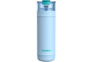 Bubba 32 oz Dualsip Insulated Stainless Steel Water Bottle with Straw | Reusable, Leakproof, Lightweight, Dishwasher Safe | L