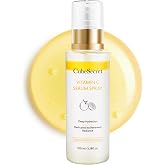 CubeSecret Vitamin C Serum Spray-Hydrating Glow Face Mist for Radiant Skin | Hyaluronic Acid &amp; Nicotinamide Face Moisturizer for Firming Skin, Glow Serum, All In One Mist, Korean Skin Care - 3.38 Fl Oz