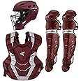 Coffret Easton Elite X – Protection Receveur Baseball Jeune – Rouge/Bleu – Approuvé NOCSAE