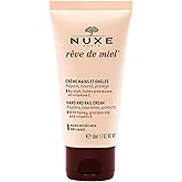 Nuxe Rêve de Miel Hand and Nail Cream With Honey Shea Butter Almond Oil and Vitamin E for Dry Cracked Hands, 1.7 Fl Oz