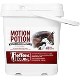 Jeffers Motion Potion Horse Joint Supplement Pellets &ndash; Glucosamine HCL, MSM, Chondroitin, Hyaluronic Acid, Vitamin C &amp; E, Daily Equine Support for Senior &amp; Active Horses &ndash; 3.1, lbs 48 Day Supply