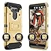 Evocel Trio Pro Series Phone Case Compatible with V20 (2016 Release) with Belt Clip Holster and Kickstand, Gold Medal