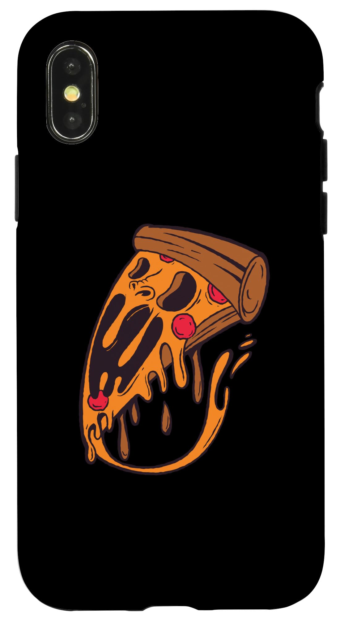 iPhone X/XS Scary Pizza - Funny Halloween Case