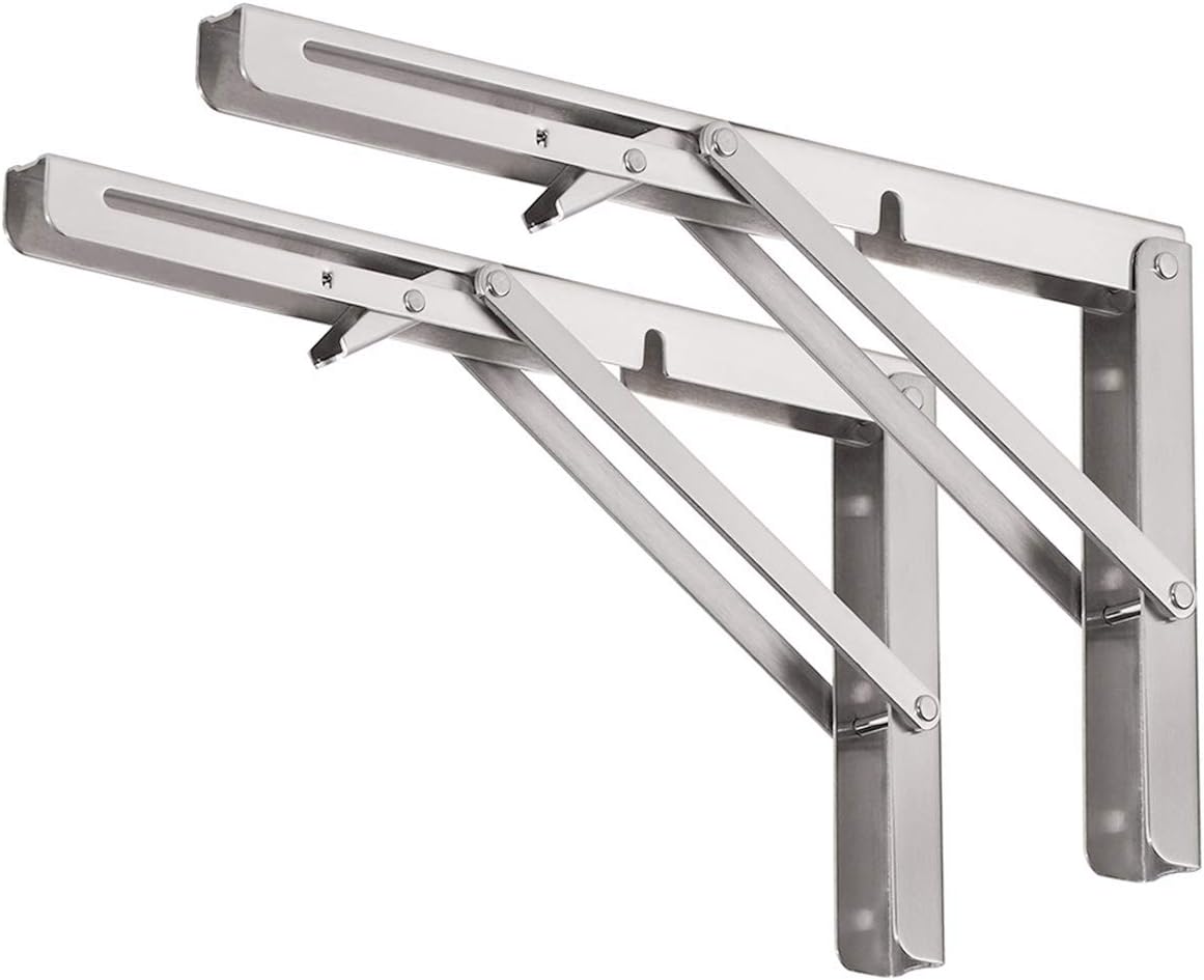 Amazon Com Cuzurluv 14 Folding Shelf Brackets Max Load 440 Lb