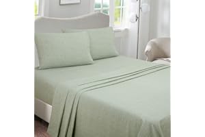 Briarwood Home 100% Cotton Printed Flannel Sheet Set 4 Piece Brushed Turkish Bedding Super Soft, Warm, Cozy, Deep Pocket & Breathable All Season Sheets & Pillow Sett (Grey, King)