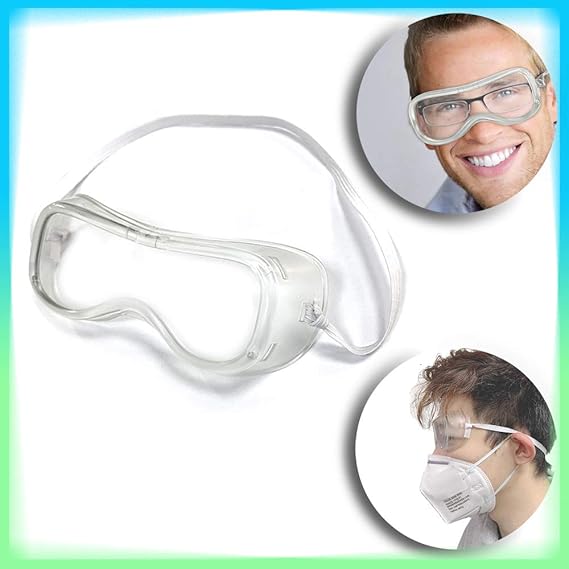 Ali Protettive Per Occhiali - 3 Paia Trasparenti Per Protezione Laterale Da Polvere E Urto - Foto 10