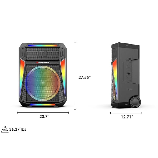 MONSTER Z6 ALL-IN-ONE PA BLUETOOTH SPEAKER SYSTEM 650W WITH AURACAST BLUETOOTH™