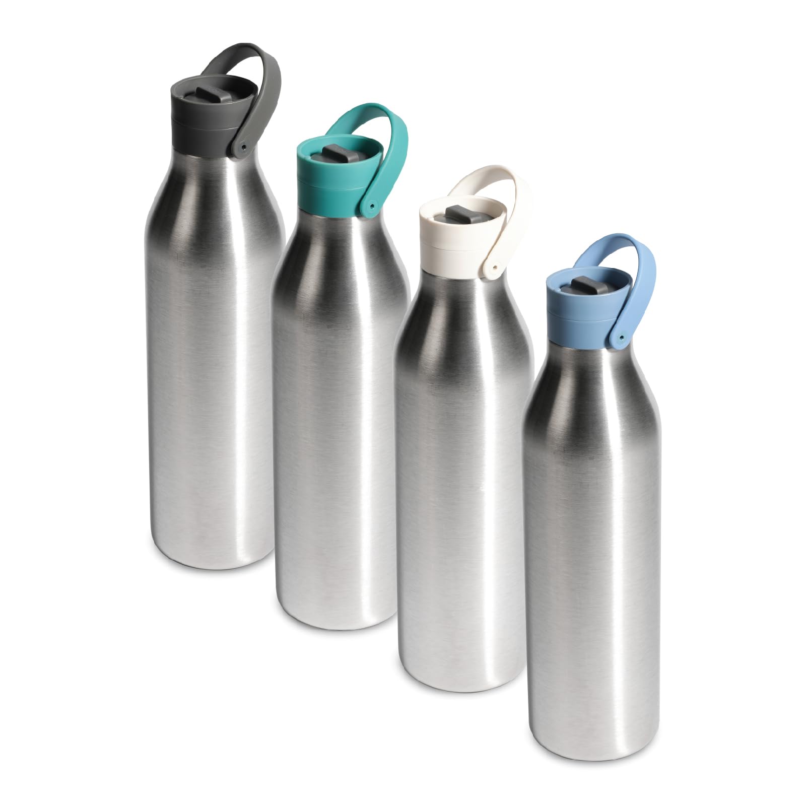 Circular&Co (Previous Generation) 1L/1000ml Stainless Steel Reusable Water Bottle – Insulated, Double Walled – Leakproof Lockable Lid – Dishwasher Safe, BPA & Melamine Free (Rockpool Blue)