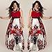 Plus Size Dress Women,Hemlock Women Long Evening Party Dress (2XL, Red)