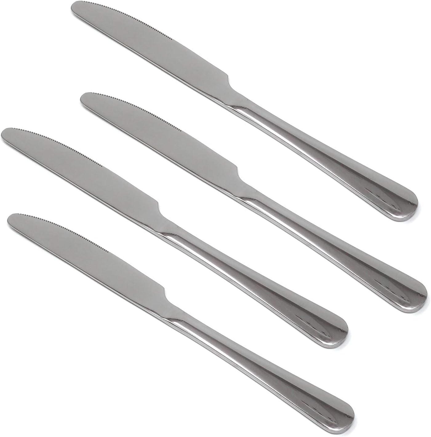 Honbay 4PCS Stainless Steel Dinner Knives for Home and Restaurant: Kitchen & Dining