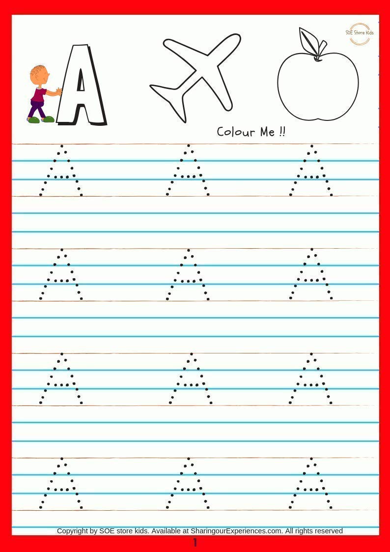 Montessori Worksheets For 3 Year Olds