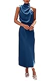 PRETTYGARDEN Women's 2025 Summer Satin Dress