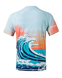 VAYAGER Mens Swim Shirts UPF 50+ Rash Guard for Men