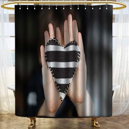 Amazon Com Socomimi Contemporary Shower Curtains For Bathroom