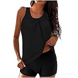 Tankini Swimsuits for Women Tummy Control Blouson