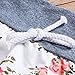 Newborn Baby Girl Fall Winter Clothes Long Sleeve Hoodie Sweatshirt Floral Pants with Headband 3Pcs Outfit Set (6-12 Months, Grey)