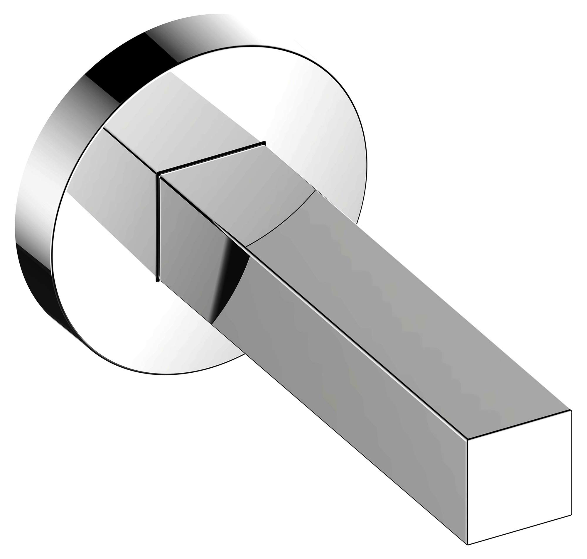 KEUCO Metal Toilet Roll Holder High Gloss Chrome Toilet Paper Holder for Bathroom and Guest Toilet 1 Roll Holder Edition 90