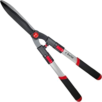 Darlac Telescopic Hedge Shear - Extendable Handles, Lightweight1kg, Razor Blade
