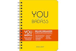 You Are a Badass Deluxe Organizer 17-Month 2026-2027 Weekly/Monthly Planner