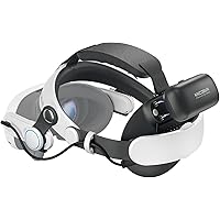 KKCOBVR Q3 PRO Battery Head Strap 10000mh Compatible with Quest 3/3S Extend 2-3H Usage Time Replacement Elite Head Strap Comp