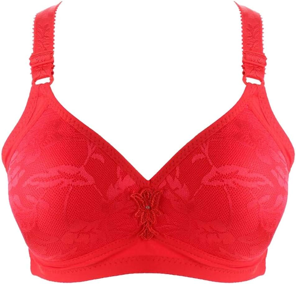 Women's Comfort Strap Underwear Gathered Seamless Wire Free Bra