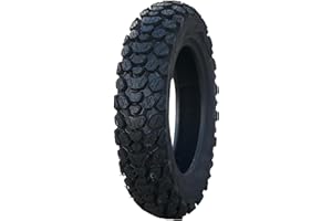 3.50-10 Tire | 3.50 10 Inch Tubeless Tire | 3.50-10 Offroad Snow Knobby Tyre for Front/Rear Replacement Spare Accessory Fits 